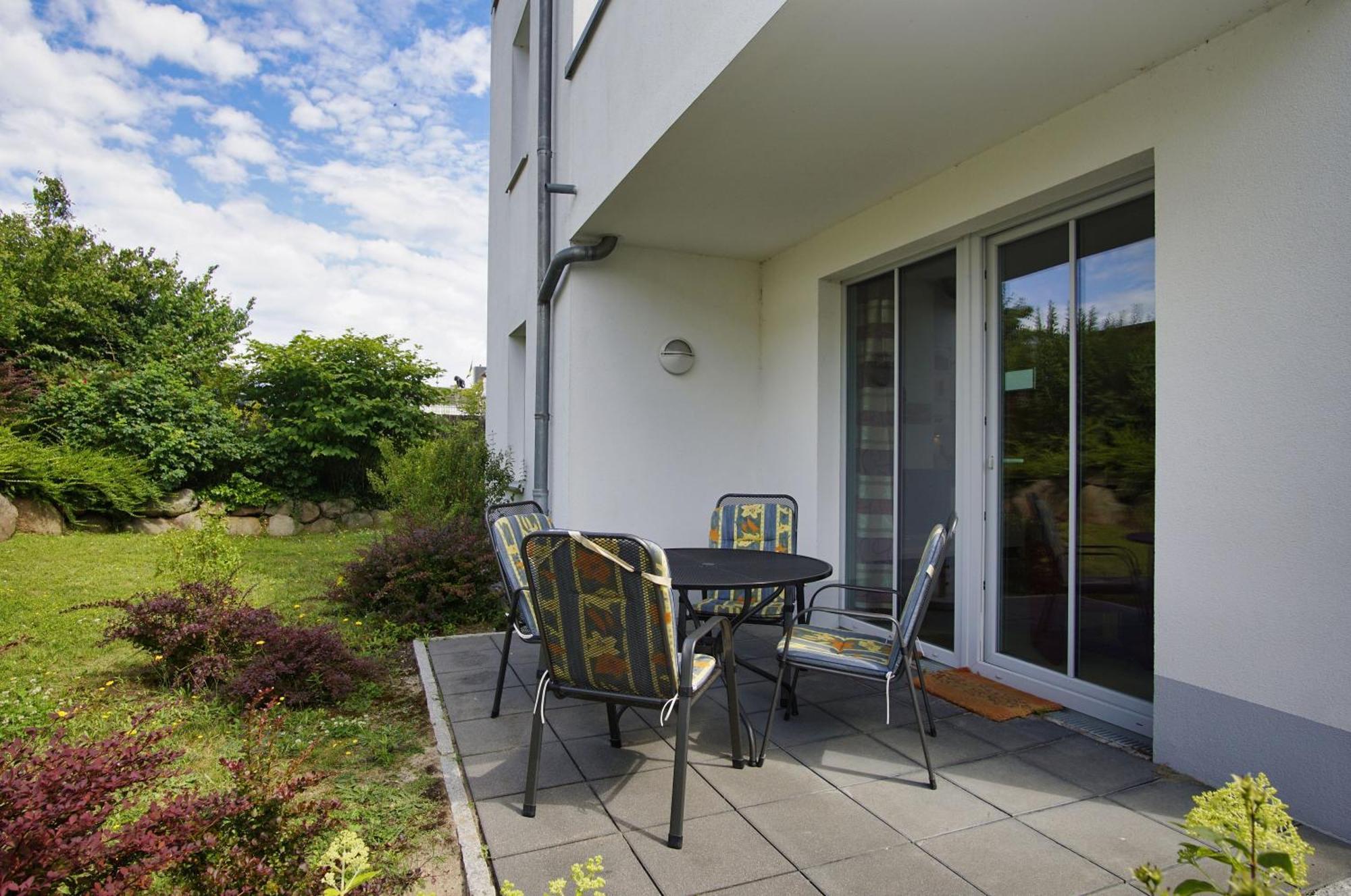 Terrasse, Gratis Nutzung Vom Ahoi Erlebnisbad Und Sauna In Sellin - Villa Antje Fewo 04 เกอเรน ภายนอก รูปภาพ